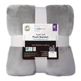 thumbnail image 5 of Mainstays Super Soft Plush Bed Blanket, Gray, King Size, 102 x 90 in, 5 of 10