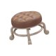 thumbnail image 5 of Taburete bajo enrollado asiento de rollero bajo adulto resistente niño con lanzador giratorio PU cuero para dormitorio apartamento salón de juegos de Café, 5 of 8