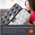 thumbnail image 3 of Layla Copper Infused Memory Foam Mattress King|Flippable Between Firm & Medium Soft Comfort, 3 of 7