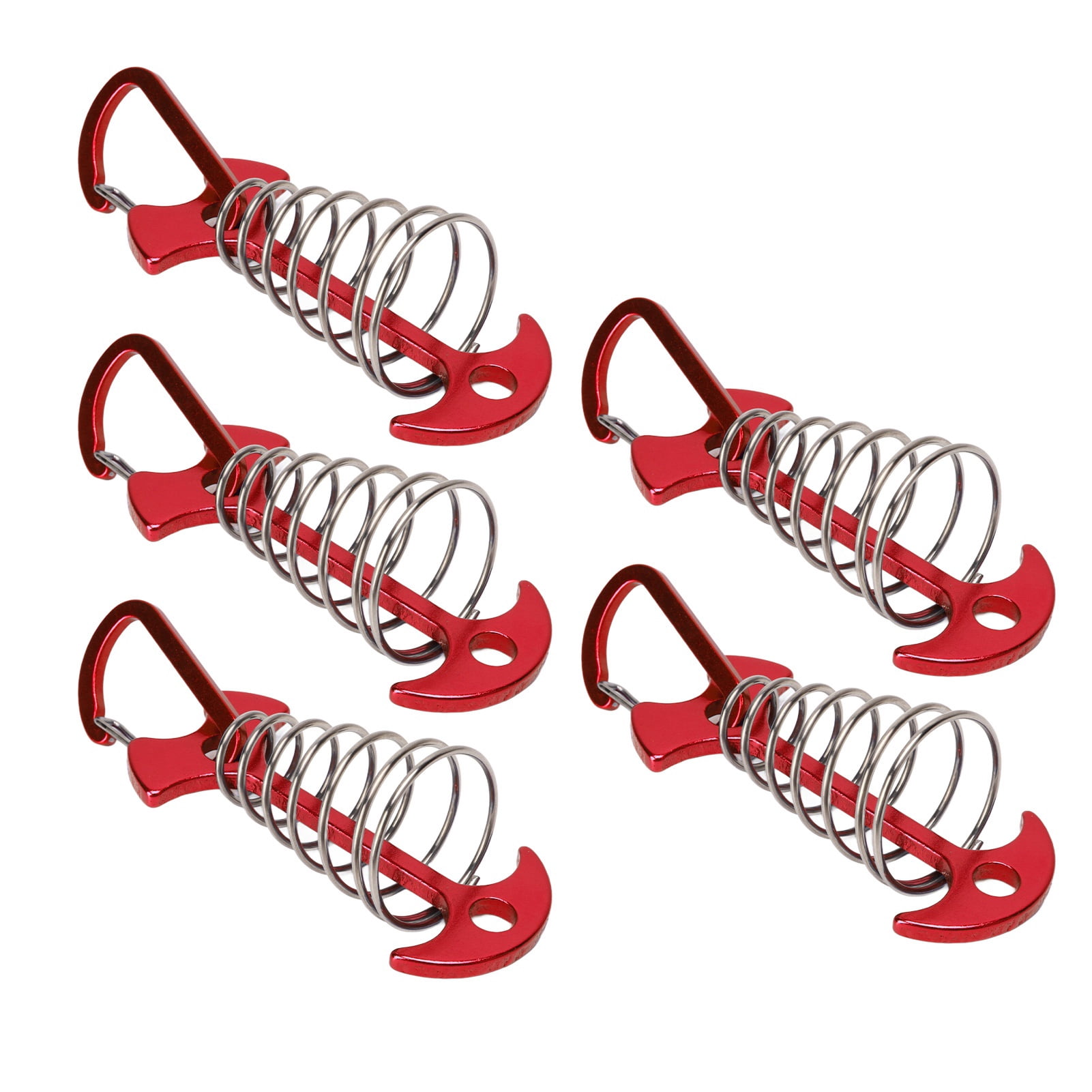 Piquets de Tente Réglables, Facile à Verrouiller et à Installer, Ancre de Corde à Vent Portable avec Boucle à Ressort pour la Randonnée en Camping en Plein Air Piquets de Tente Réglables, Facile à Verrouiller et à Installer, Ancre de Corde à Vent Portable avec Boucle à Ressort pour la Randonnée en Camping en Plein Air