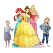 Disney Princesses - Ariel, Belle and Aurora Cardboard Stand-Up, 5.5ft