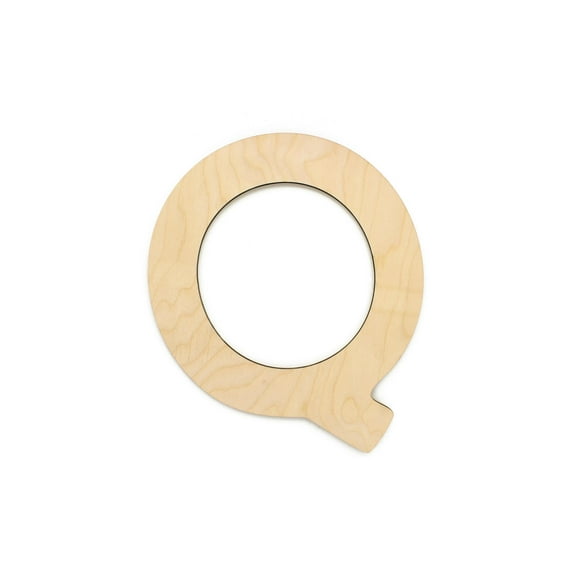 Essentials By Leisure Arts Arts Wood Letter 13" Birch Q