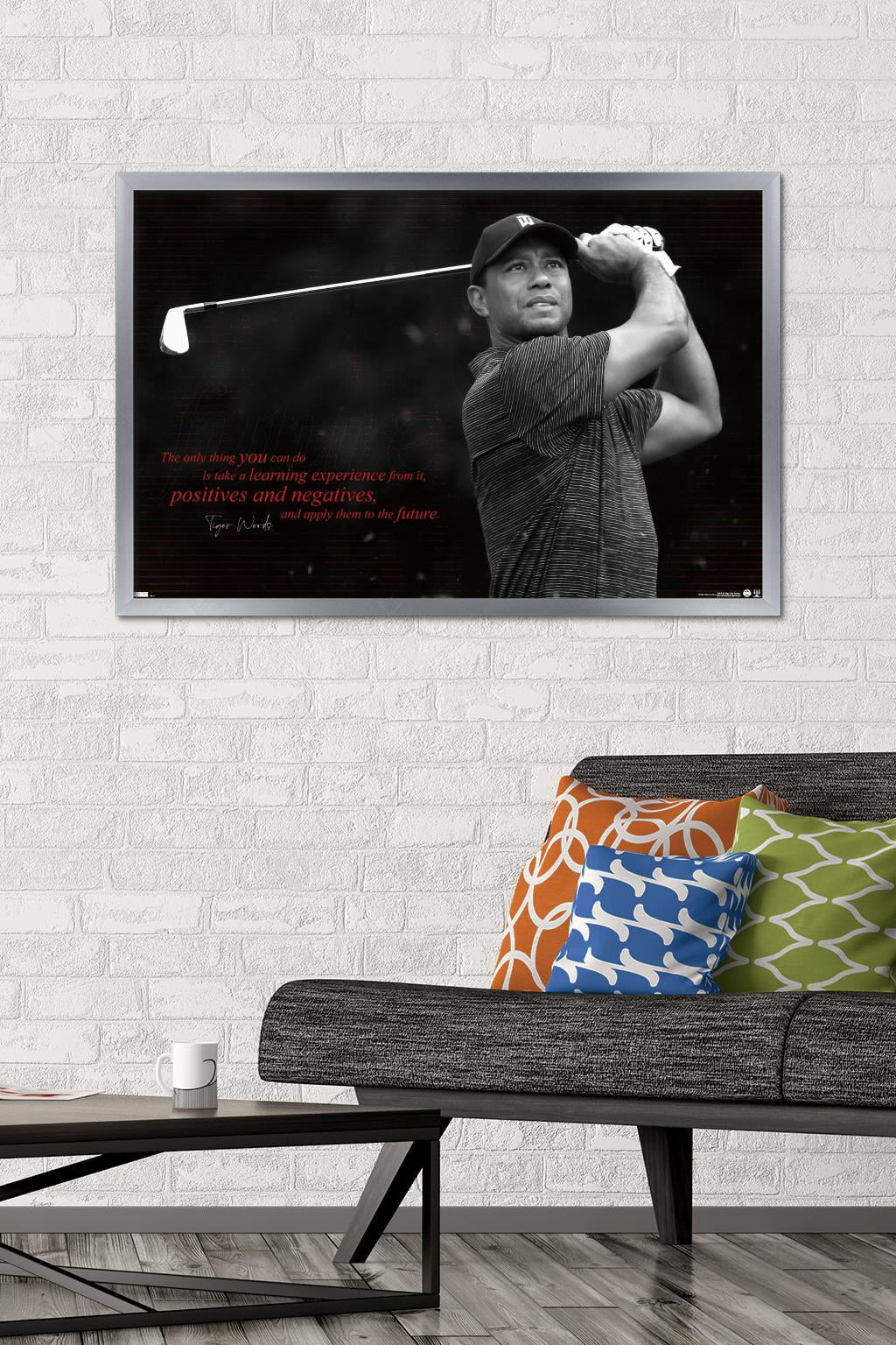 Tiger Woods - Future Wall Poster, 22.375" x 34" Framed