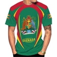 thumbnail image 2 of Personalized Grenada T-Shirt 3D, Proud Grenadan Tshirt, Grenada Flag Grenadian Pride Grenadian Heritage Shirt (T-shirt, 3XL), 2 of 7