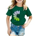 thumbnail image 5 of Ruyang Teen Girls Flower Graphic T Shirts Short Sleeve Sunflower Pattern Tshirts Tops Summer Loose Fit Soft Tees Clothes, 5 of 5
