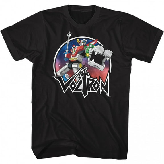 Voltron Defender of the Universe Circle Robot Reach T-Shirt-2XLarge