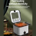 thumbnail image 4 of Estbridge Electric Deep Fryer 12L Large Capacity All-in-One Commercial French Fries Fryer with Self-Heating Function  Detachable Parts for Easy Cleaning  Home Kitchen Cooking Appliance, 4 of 9