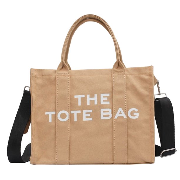 Bolsos de lona para mujer, bolso de mano, bolso de mano con cremallera, bandolera de lona para oficina, viaje, escuela Wmkox8yii jkg5182