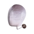 thumbnail image 2 of Soporte de pared para cabezas de maniquí de fácil mantenimiento, resistente, para exhibir sombreros. Gancho de plata, 2 of 9