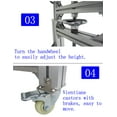 thumbnail image 6 of EQCOTWEA PVC Incline Conveyor Belt Systems for Industrial Transport Aluminium Alloy Frame 59*11.8", 6 of 8