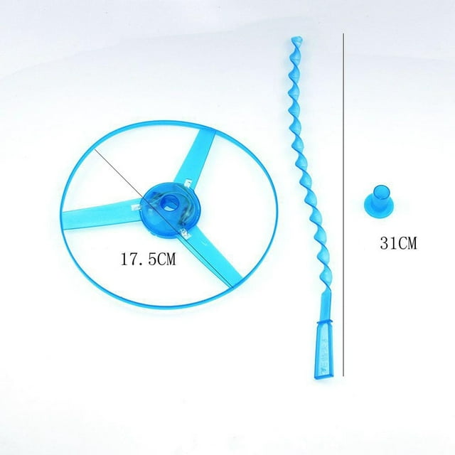 BotaniNest Jouet Disque Soucoupe Tirer OVNI Coloré Volant Guirlande Lumineuse Enfants LED Éducation