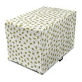 thumbnail image 1 of Bee Dog Crate Cover, Continuous Happy Buzzing Animal Pattern on Plain Backdrop, Easy to Use Pet Kennel Cover Small Dogs Puppies Kittens, 7 Sizes, Yellow Charcoal Grey, by Ambesonne, 1 of 6