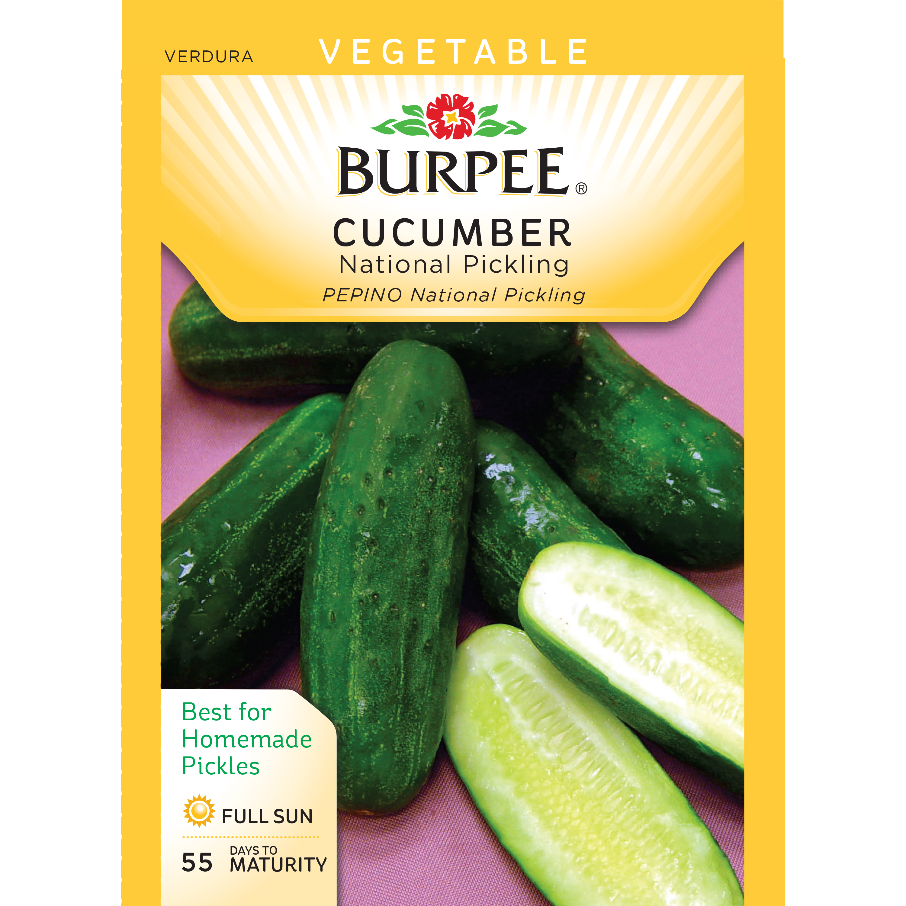 BurpeeCucumber, National Pickling Seed Packet
