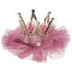 thumbnail image 1 of 1 pinza para el pelo con forma de corona para niños, con diamantes de imitación, adorables pinzas para el flequillo, accesorios para el cabello para niños, color marrón camafeo, 1 of 6