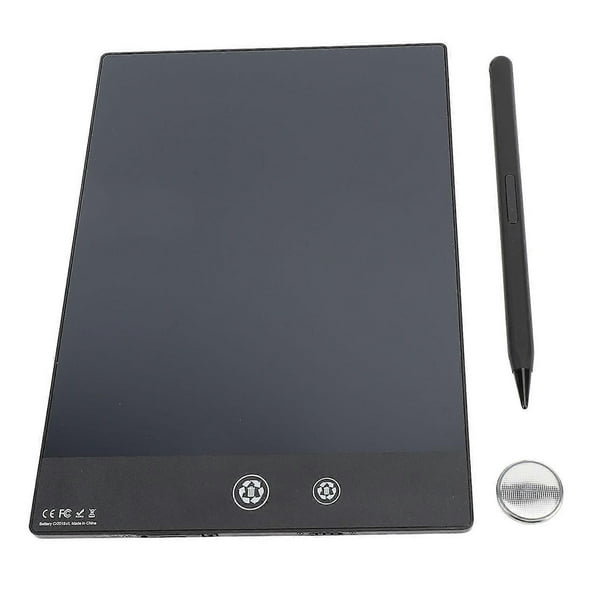 Doodle Board Drawing Tablet 9.5 Inch LCD Dual Screen Erasable Reusable Electronic Writing Board Black