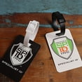 thumbnail image 4 of 5 Pack - Plastic Luggage Tag Strap with Secure Post & Notch Buckle - 7 3/8" x 3/8 " Stylish Replacement Loop Straps for Slot Hole Bag Tags or I’D Name Badges by Specialist ID (Black), 4 of 8