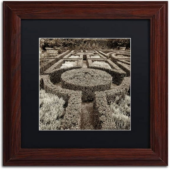 Trademark Fine Art Landscapes Matted Framed Art ' Tcan Giardini I ' by Alan Blatein