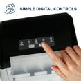 thumbnail image 6 of Koolatron KIM26B Compact Countertop Ice Maker with Digital Controls and LED Indicators, 6 of 9