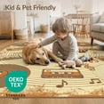 thumbnail image 4 of ODIKA Music Nostalgic Note Vinyl Album Round Cassette Motif Movie Eight Pet Friendly & Kids Safe Play for Playroom, Bedroom, Reading Nook, 4 of 7