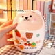 thumbnail image 2 of Cubo de basura de escritorio, cubo de almacenamiento para escritorio de estudiante, cubo de basura de oficina mini con lindo oso, bolsa de basura, 2 of 5