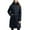 Black, variant on Xunlbb Winter Coats for Women Women's Black Medium Length Down Cotton Jacket, Cotton Jacket, New Winter 2024, Over Knee Loose And Thickened Cotton Jacket,Size S-2XL