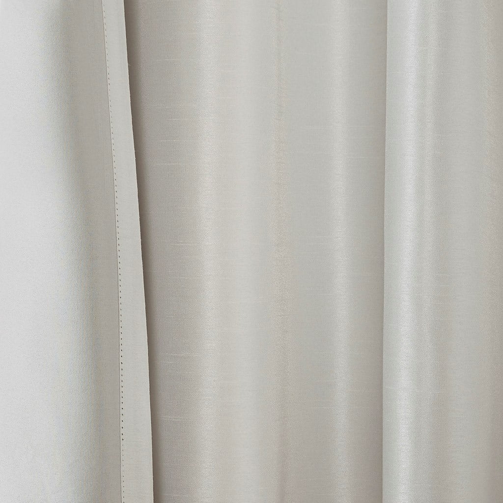 MAYEERTY 50x84" Blackout Twist Tab Window Curtain Panel - White