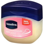 Vaseline 100% Pure Petroleum Jelly, Baby 13 oz (Pack of 4)