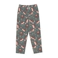 thumbnail image 6 of Fotbe Hedgehogs and Flowers1 Women's Pajama Pants,Sleepwear Pants,Pj Bottoms Drawstring And Pockets-X-Large, 6 of 7