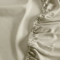 thumbnail image 6 of Serta Simply Clean 3-Piece Antimicrobial Solid Bed Sheet Set, Twin-XL, Beige, 6 of 10