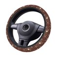 thumbnail image 2 of Balery Coffee and Flowers Fundas elásticas antideslizantes para volante, funda protectora universal para hombre y mujer, 15 pulgadas, accesorios para coche., 2 of 6