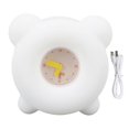 thumbnail image 1 of LED Alarm Clock Night Light Cute Cartoon Adjustable Brightness Silicone Alarm Clock for Children Room Infant Nursery, 1 of 4