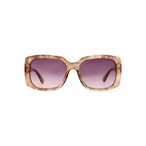 Foster Grant Marble Square Fashion Sunglasses