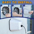 thumbnail image 5 of Outdoor Foam Faucet Cover, Winter Freeze Protection,Reusable Outdoor Hose Cover 2 Pack By PULMCheerger, 5 of 7