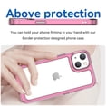thumbnail image 3 of Allytech Clear Back Case for iPhone 13 5G 6.1 inch 2021, Drop Protection Shock-Absorbing Corners Anti-Scratch Soft TPU Edges (Without Screen Protector) Cover for iPhone 13 2021 (6.1"), Rose, 3 of 8