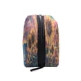 thumbnail image 4 of BZSMCE Makeup and Cosmetic Bag Women Simple Sunflowers under A Cosmic Sky Pattern Square Cosmetic Bag, 4 of 6