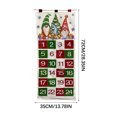 thumbnail image 3 of XWSHYW Decoraciones Navideñas Nuevos Adornos Decorativos Navideños Percha Navideña Impresión de Anciano Sinrostro Calendario de Cuenta Regresiva de Navidad 24 Bolsas, 3 of 6
