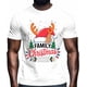 thumbnail image 2 of T-Shirts for Men, 2025 Christmas Hat Antlers Crew Neck Cotton T-Shirt Men's Short Sleeve Xmas Tree Snowflake Light Balls, 2 of 8
