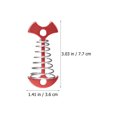 thumbnail image 5 of 5 Pcs Tent Peg Spring Herringbone Nail Tent Stake Kit 7.7X3.6X3.6CM Red, 5 of 8