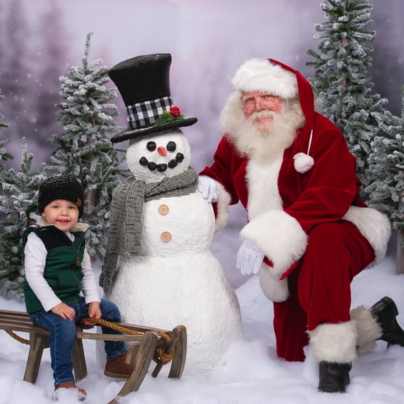 Northlight 3ct Flocked Alpine Artificial Christmas Trees 3ft, 4ft and 5ft - Unlit