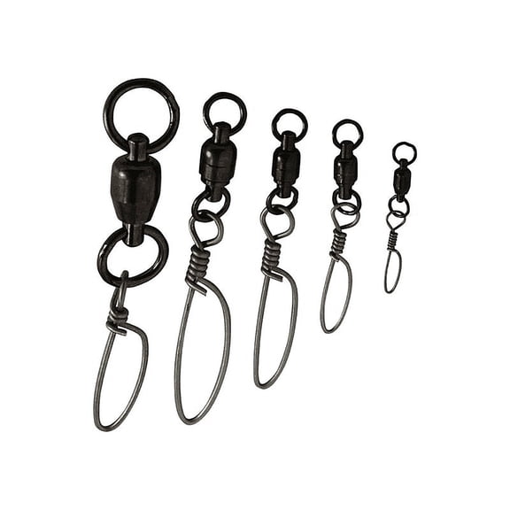 Diamond Fishing Products Diamond Rotary Ball Bearing Tournament Snap Swivels - 2PK 50#