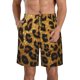 thumbnail image 1 of Fotbe Golden Leopard Glitter Trajes de Baño Estampados para Hombre, Shorts de Verano de Secado Rápido, Ropa de Playa, Bañadores-Small, 1 of 6