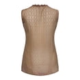 thumbnail image 3 of Mujeres Casual Sin Mangas Mangas Acampanadas Con Cuello En V Sólido Camiseta Suelta Blusa Tops Pompotops lopia995278, 3 of 7