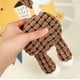 thumbnail image 5 of Juguete interactivo de peluche con sonido para gatos y mordeduras de muelas con cuerda de algodón para perros y cuadros de piña para mascotas, 5 of 5
