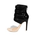 thumbnail image 4 of New Women MackinJ 211-14 Patent PU Perspex Buckle Ankle Cuff Stiletto Sandal, 4 of 6