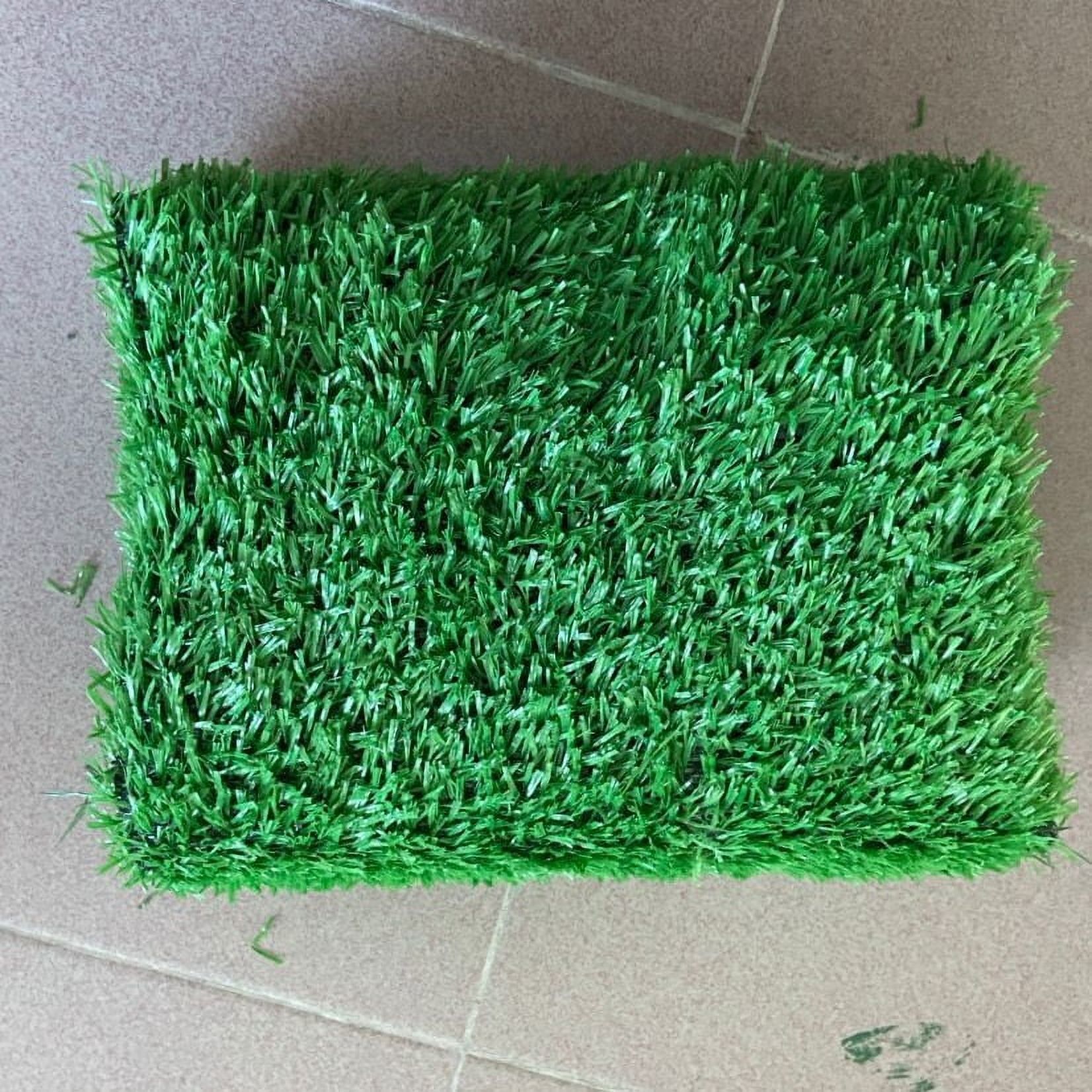 Thickened 2cm Artificial Turf, Woven Backing, Extra Long Blades, PP+PE Material, Green Lawn Available in Multiple Sizes  1pcs (0.5*1M)