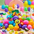 thumbnail image 6 of JOYIN 80 Pcs Easter Basket Stuffers,Easter Eggs with Toys and Stickers,Easter Hunt,Basket Stuffers Fillers,Classroom Prizes,Party Favor, 6 of 6