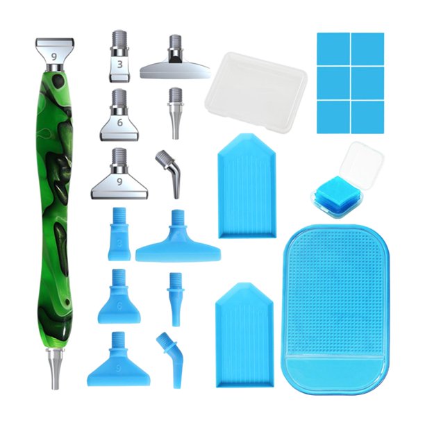 Herramientas de artesanía de diamantes, ergonómicas y cómodas de agarrar, suministros de artesanía de diamantes, bolígrafo de punta para arte 5D, Macarena bolígrafo artesanal de diamantes