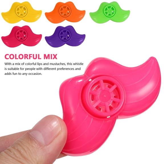 LOLIPPYY Assorted Color Lip Whistles 20 Pieces Party Favors Fun Noise Maker Kids Toys