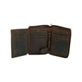 thumbnail image 3 of CTM  Hunter Leather Zip-Around Bifold Chain Wallet (Men), 3 of 3