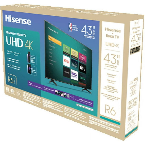 Hisense 43 4K UHD Smart Roku TV for Office Breakroom - Walmart